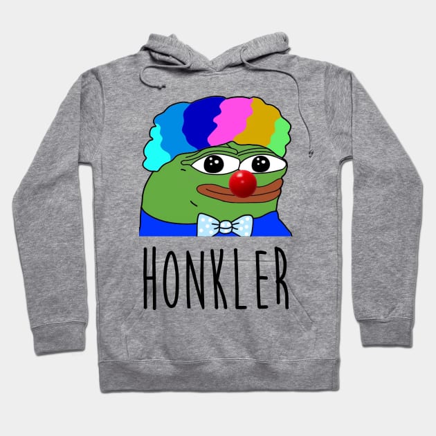 HONKLER - Supreme deity of Clown World - (Inverted Hair) Hoodie by DrFrazani